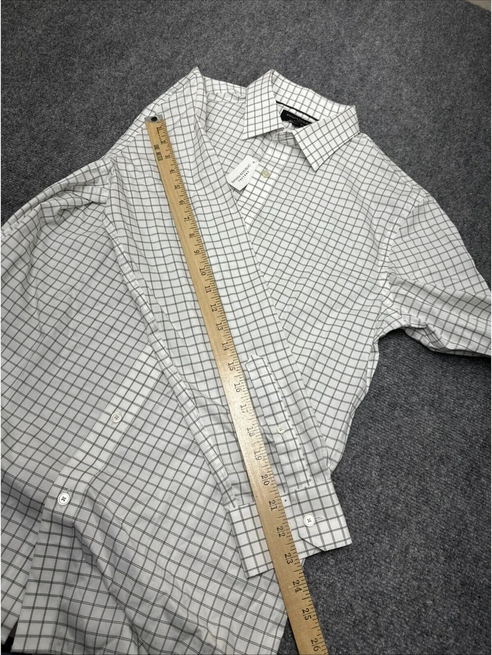 Banana Republic Classic Fit Non Iron Men's Long Sleeve size  Medium Checkered